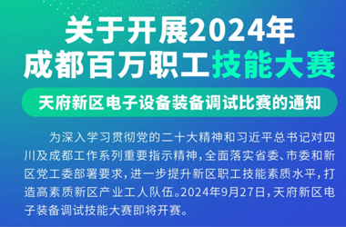 匠心筑夢(mèng) 科技報(bào)國(guó)｜2024年成都百萬(wàn)職工技能大賽正式開(kāi)啟！